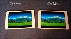 iPad Mini 1 vs iPad Mini 2 :Comparison