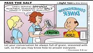 Pass the Salt | Christian Toons | Funny & Inspirational Cartoons | Share Your Faith!