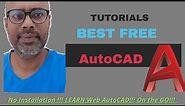 AutoCAD web app Tutorials 1 [ Complete Basics for beginners]