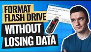 How to Format a Flash Drive Without Losing Data (100% Safe)