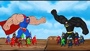 Evolution of SUPERMAN vs Evolution of BATMAN [2023] | SUPER HEROES MOVIE ANIMATION