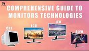 Guide to Monitors Technologies - CRT, LCD, LED, OLED