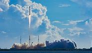 SpaceX launches 22 Starlink 'V2 mini' satellites into orbit, lands rocket at sea (video)
