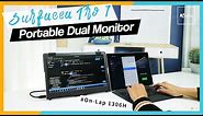 Extend the Workspace on Surface Pro7! Super-Light Portable Dual Monitor｜GeChic