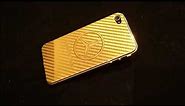 REAL 24K gold Mercedes Benz apple iphone 4 back plate replacement