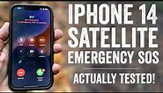 iPhone 14 Satellite SOS Tested & Review: How it actually works!