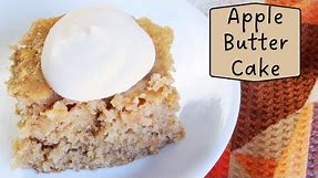 Vintage Recipe: Apple Butter Cake // An Easy Autumnal Dessert