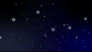 Snowflakes Particles Falling Screensaver