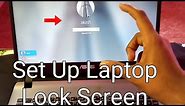 How To Set Lockscreen in Laptop || How To Set Laptop Screen Lock
