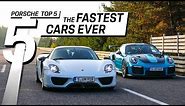 Porsche Top 5 Series: The fastest street-legal cars