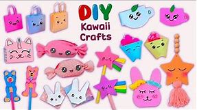 20 DIY KAWAII CRAFTS YOU WILL LOVE - Kawaii School Supplies - Paper Craft - Room Decor and more...