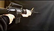 M16 riffle shell ejecting cap gun | Realistic toy gun| made in japan!