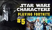 Star Wars Characters Playing Fortnite Compilation: Episode 5