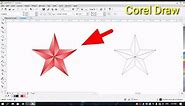 How to Make Star Logo Easy way | Star Logo Design #coreldraw