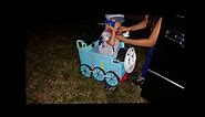 Thomas the Train Costume Made of Cardboard Boxes DIY