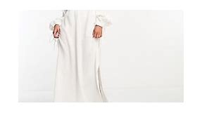 Esmee oversized beach summer dress in white   | ASOS
