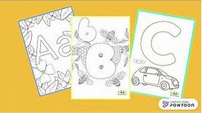Free Printable Alphabet Coloring Pages for Kids