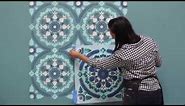 The Complete Guide to Wall Stencils & Wall Stenciling - How to Paint a Wall with Mandala Stencils