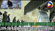 The Mitsubishi Electric Team Assembles Three J/FPS-3ME Radars for the Philippine Air Force