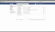 How to set up your Facebook Account Settings | icanbesafeonline.com