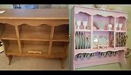 DIY Shabby Chic Wall Mounted China Cabinet / Hutch - Budget / Cheap Project