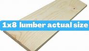 1x8  lumber actual size - WoodworkingToolsHQ