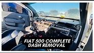 How to: Fiat 500 Full Dashboard Removal