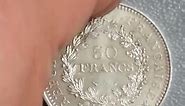 Monnaie de Paris: 50 francs Hercule argent 1974 France