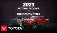 2023 Toyota Tacoma vs 2023 Nissan Frontier | Toyota