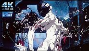 Ghost in the Shell (1995) [4K] Mj. Motoko Kusanagi vs. Spider tank