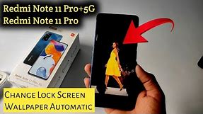 Redmi Note 11 Pro Plus 5G Lock Screen wallpaper Not Changing Problem | Redmi Not 11 Pro+ Wallpaper