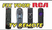 How To Fix Your RCA TV Remote Control That is Not Working