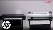 Differences between the HP DesignJet T650 Plotter and the Canon TA-30 | DesignJet Printers | HP