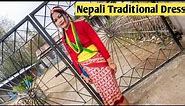 WEARING NEPALI TRADITIONAL DRESS || Millitia Dimple Boro