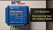 Maintaining a 24V+ Battery Bank with a Victron 12V Battery Balancer