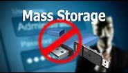 How to enable or disable USB Drives or Mass Storage Devices in Windows 10/8/7