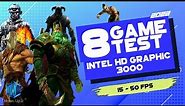 INTEL HD GRAPHICS 3000 | GAMING TEST 2022