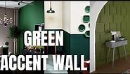 Stylish Green Accent Wall Ideas. Home Decor With Green Walls.
