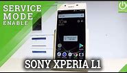 How to Use Service Mode SONY Xperia L1 G3311 - Service Menu