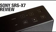 Sony SRS X7 Bluetooth Speaker Review