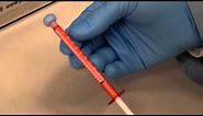 How To Use A 1ml Topical Syringe