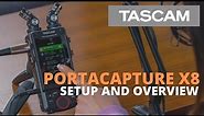 TASCAM Portacapture X8 - Setup and Overview