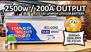 Redodo 200Ah Plus 12v LiFePO4 200A BMS Lithium Battery Review