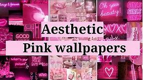 Aesthetic pink wallpapers (All in one) | Just Aesthetic |