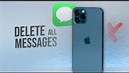 How to Delete All Messages on iPhone (tutorial)