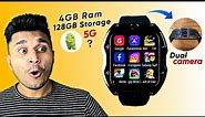 New 4G Android Smartwatch With Dual Camera⚡️|| 4GB Ram+128GB Storage😳|| 5G Android Rogbid Model X🔥