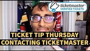 HOW TO CONTACT TICKETMASTER - ALL THE DIFFERENT WAYS | TICKET TIP THURSDAY