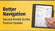 The 2nd Kindle Scribe update is now available
