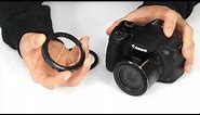 How to attach lens accessories to a Canon PowerShot SX60 HS (and other SX-series cameras)