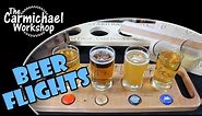 Making Four Different Beer Flights for Father's Day Gifts